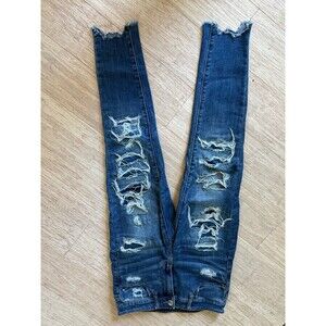 American Eagle AE High Rise Skinny Crop Jeans sz 4
